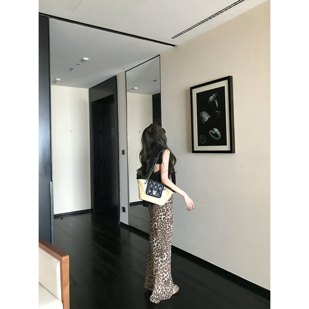 Women's Leopard-Print Skirt alternate view