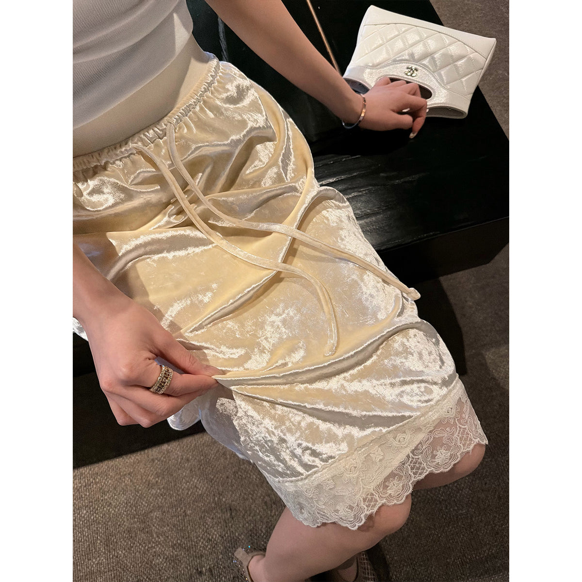 Women's Lace-Trim Skirt alternate view