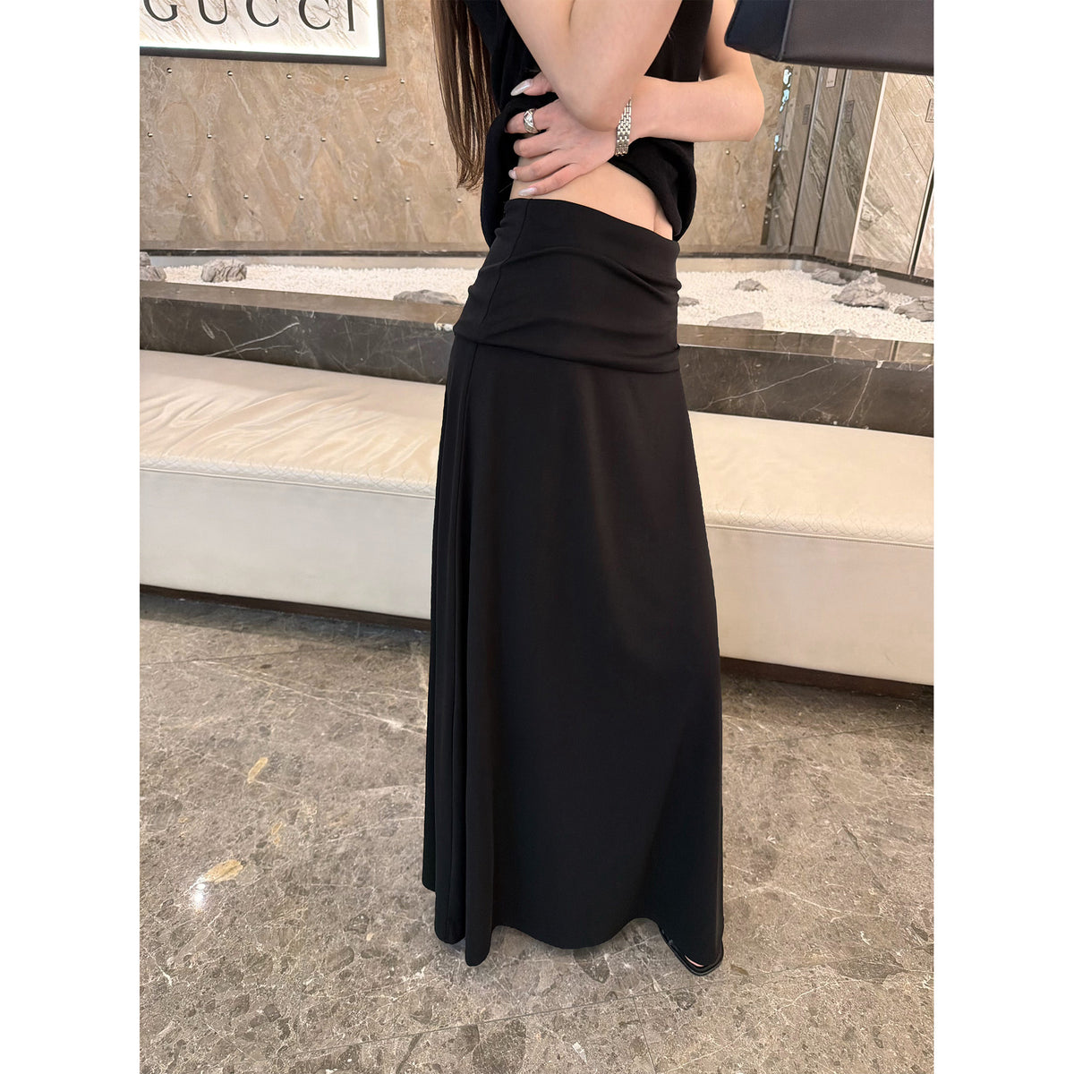Women's Lyocell Skirt front view