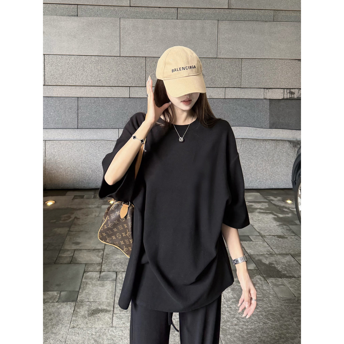 Women's Relaxed Crew-Neck T-Shirt front view