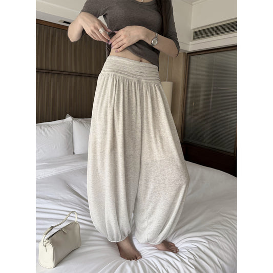 Women's Lyocell Relaxed Pants front view