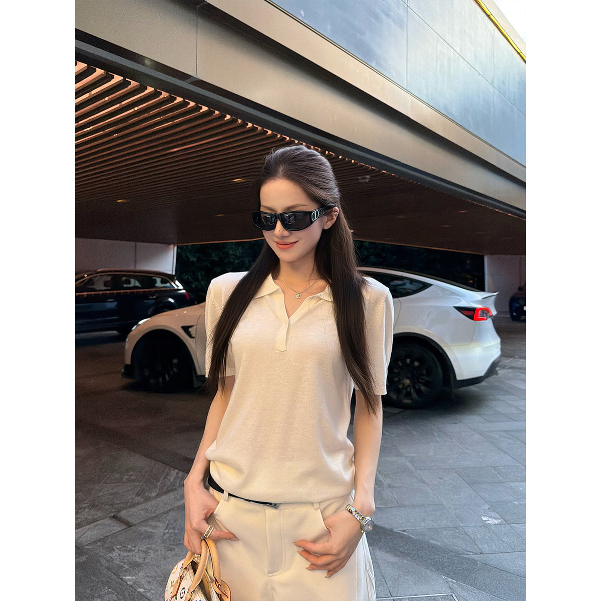 Women's Wool-Blend Knit Top front view