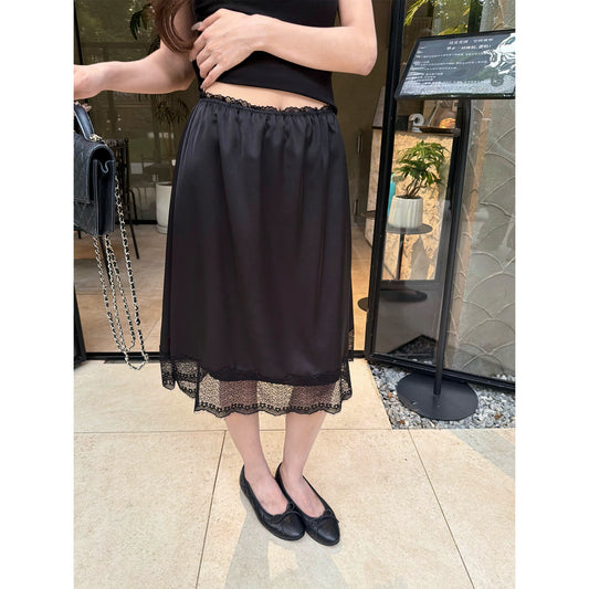 Women's Lace-Trim Skirt front view