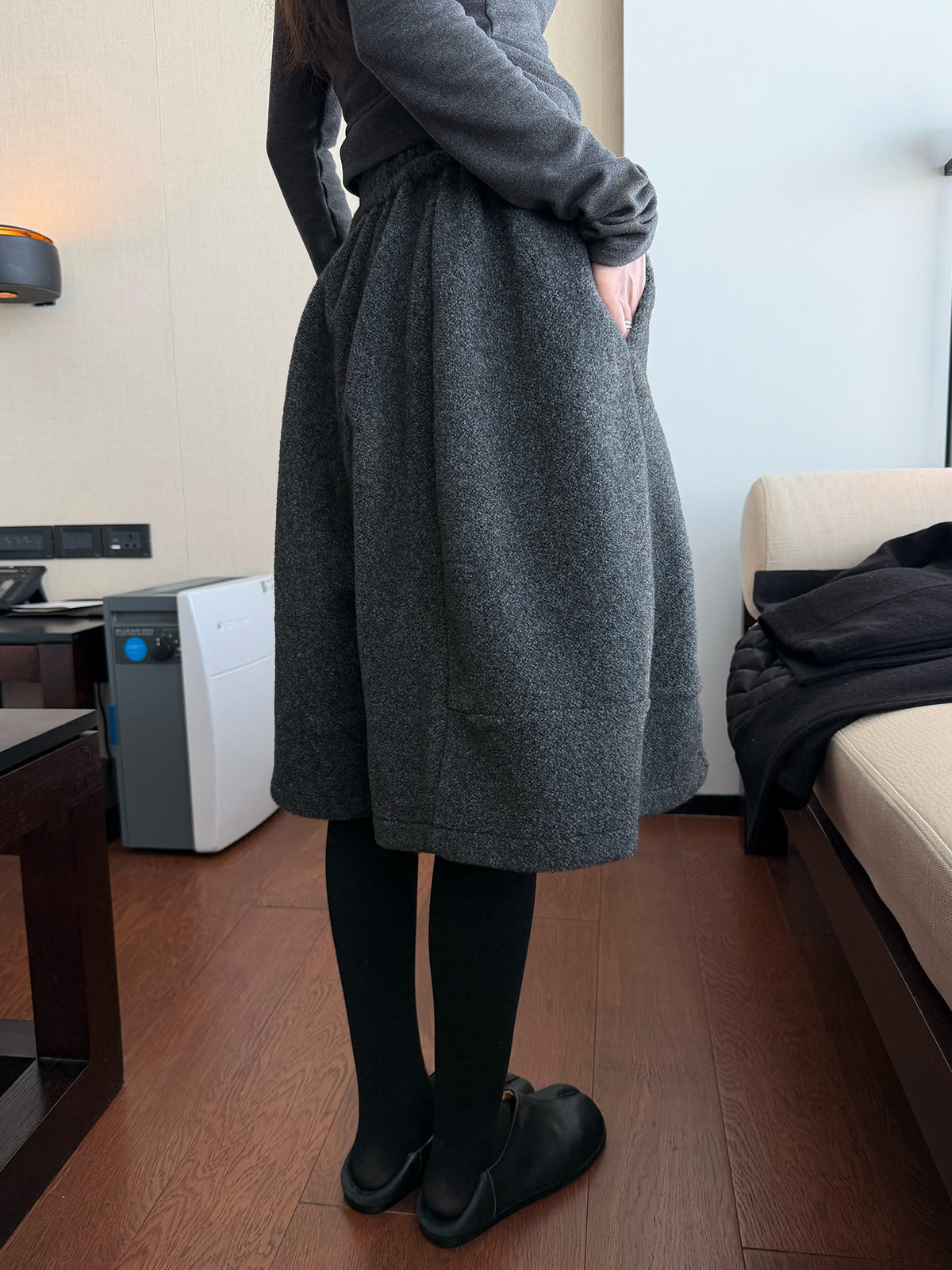 Women's Wide-Leg Shorts front view
