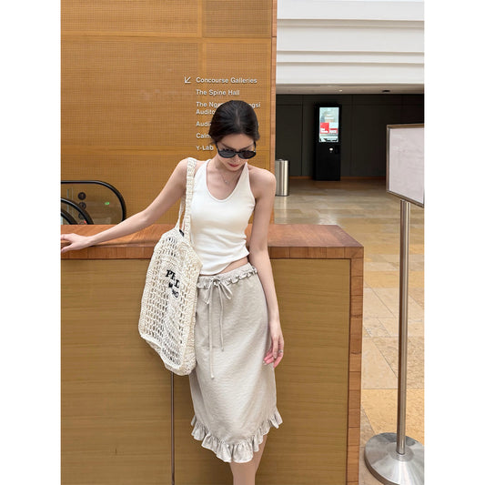 Women's Washed Skirt front view