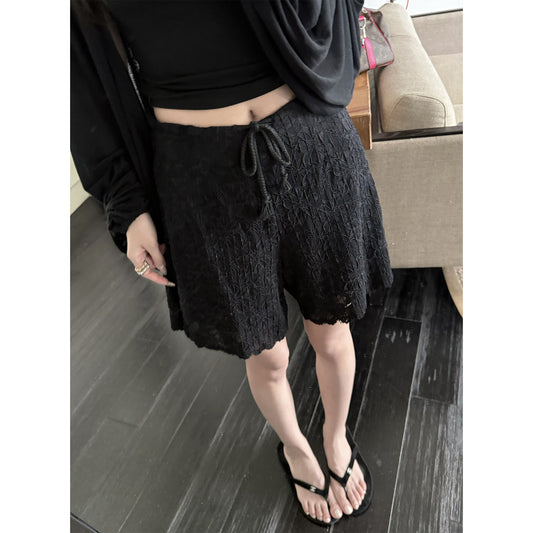 Women's Lace-Trim Shorts front view