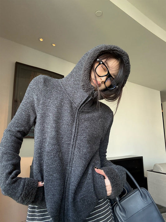 Women's Hooded Hoodie front view