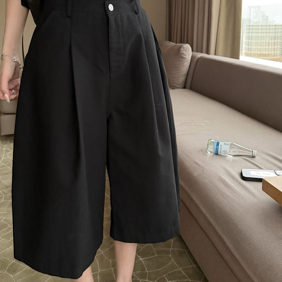 Women's Lyocell Wide-Leg Everyday Essential detail view