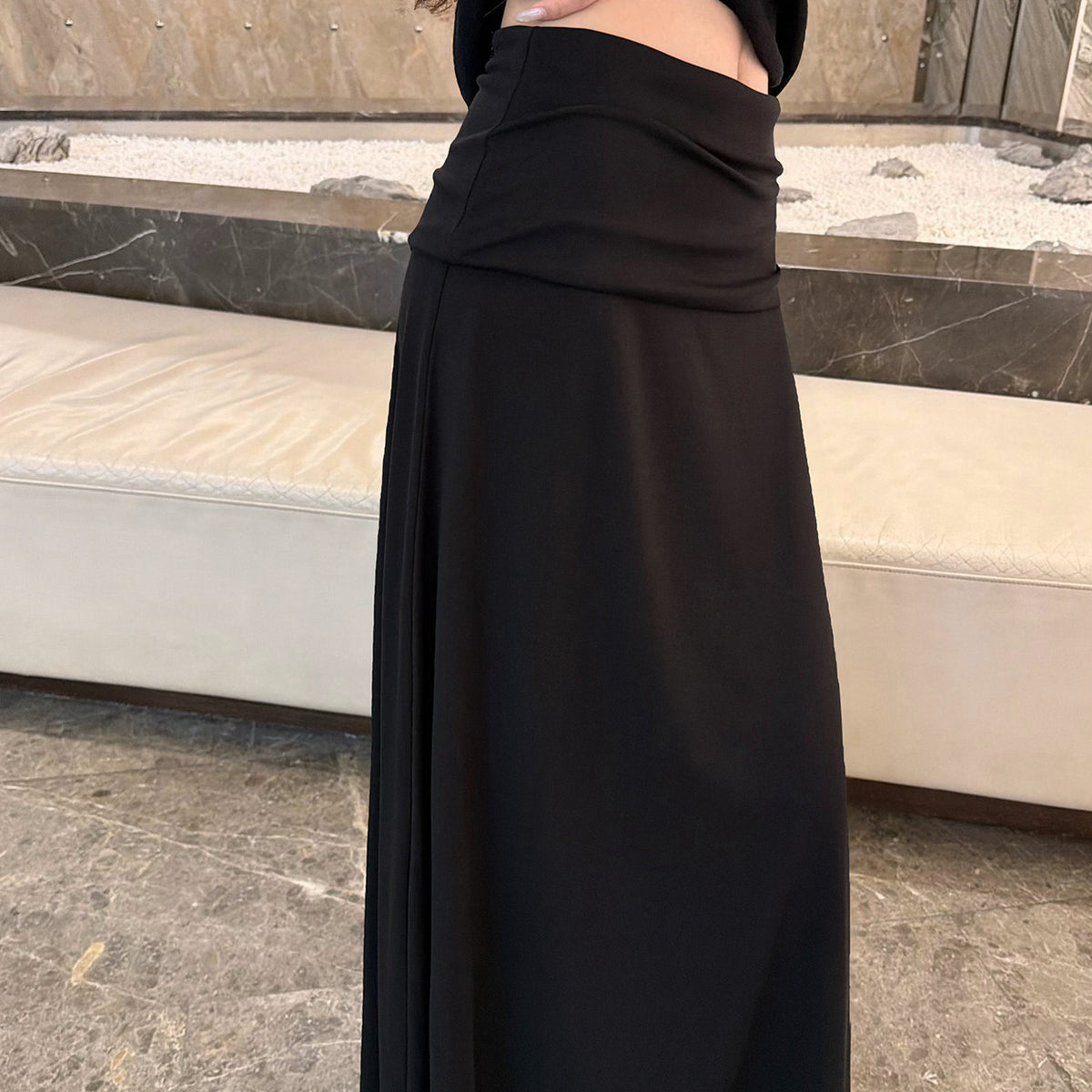 Women's Lyocell Skirt detail view