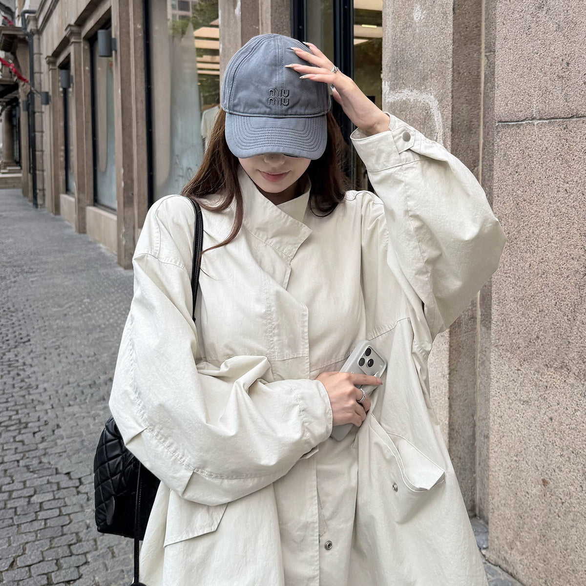 Women's Relaxed Coat detail view