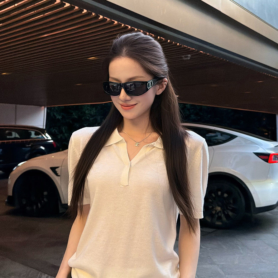 Women's Wool-Blend Knit Top detail view