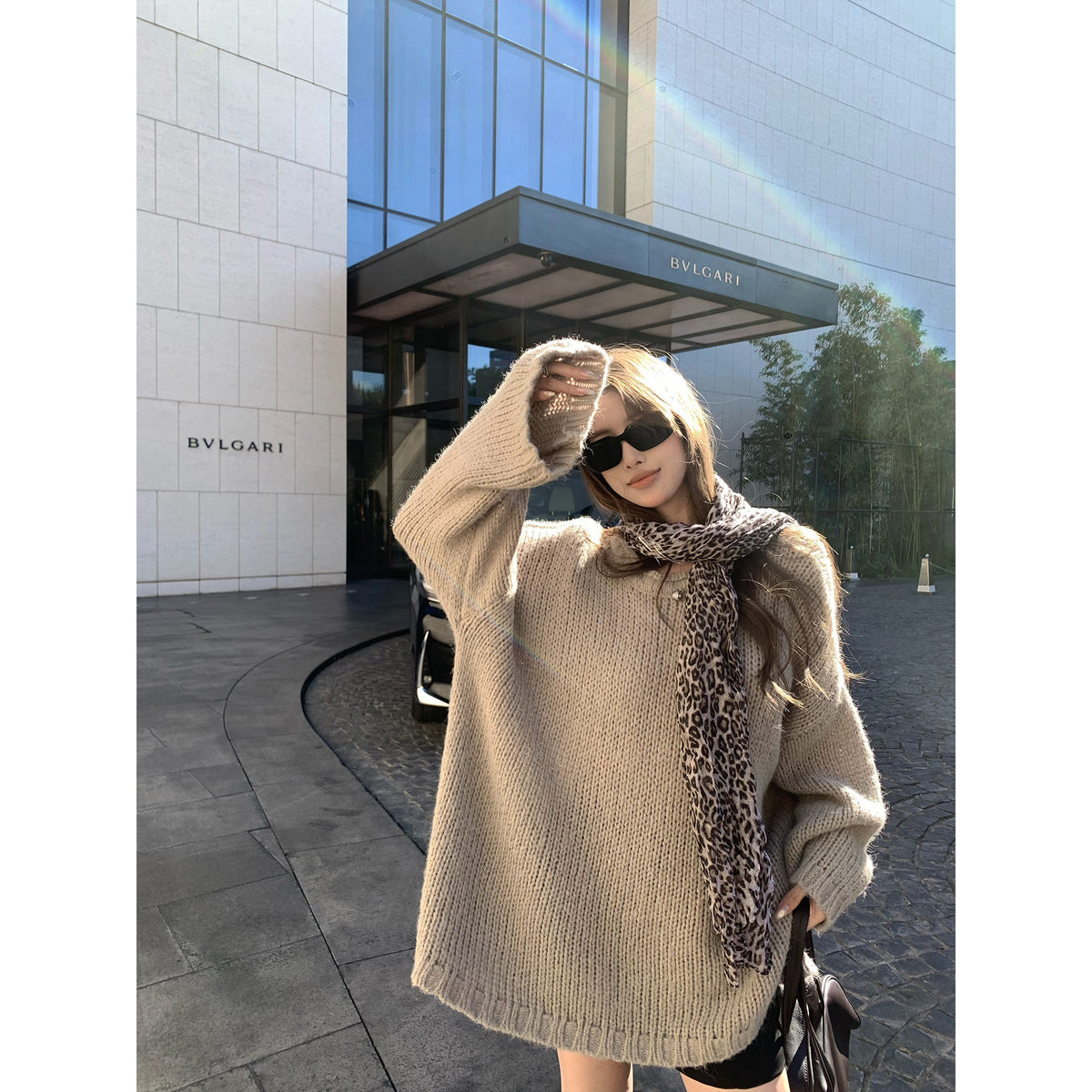 Women's Wool-Blend Relaxed Sweater alternate view