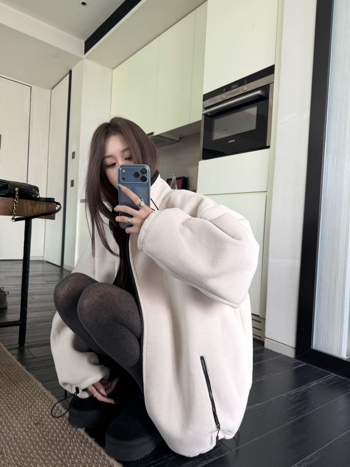 Women's Fleece Relaxed Jacket alternate view