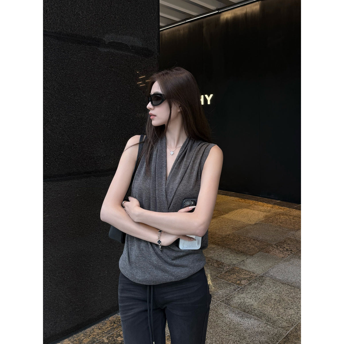 Women's Lyocell Linen-Blend Relaxed Everyday Essential alternate view