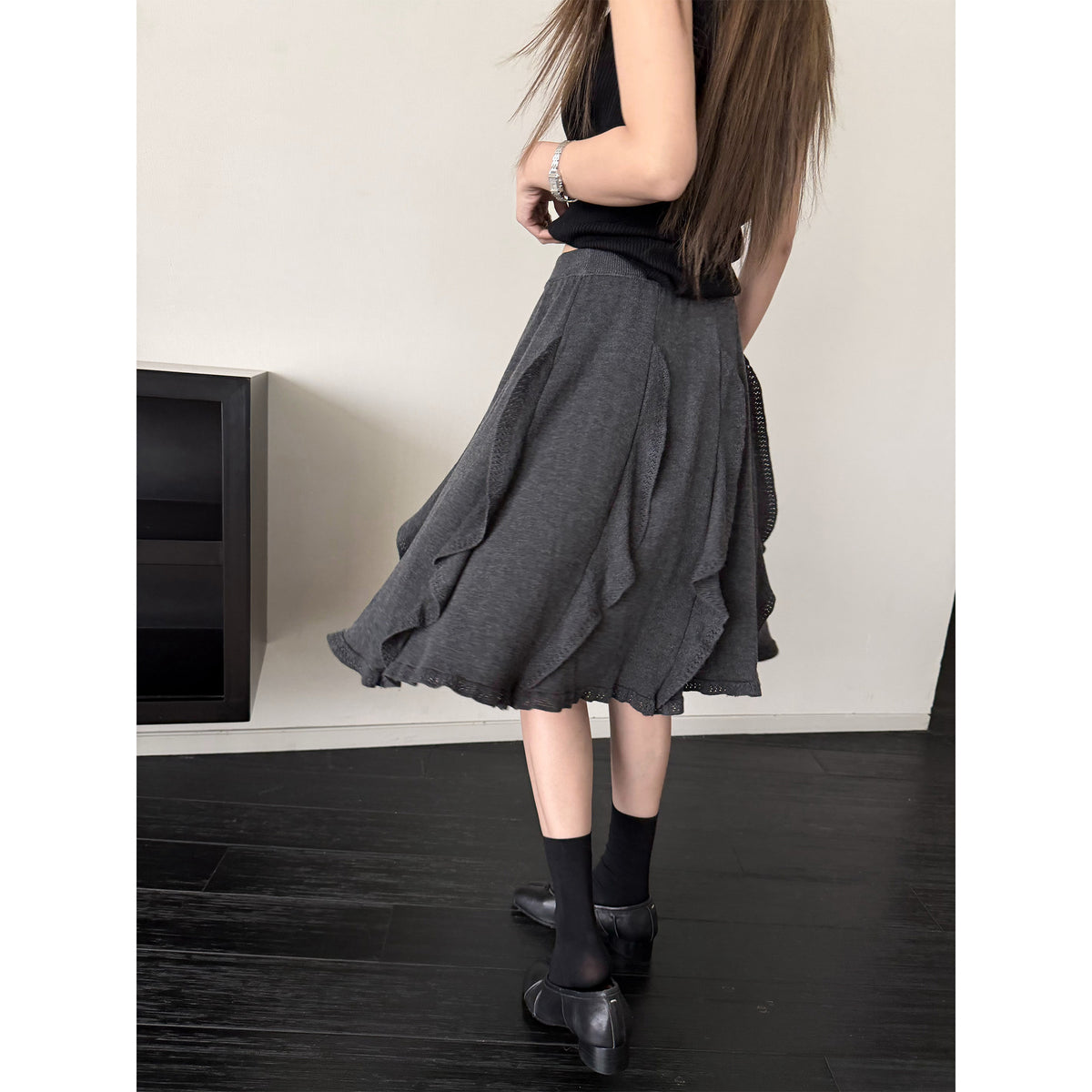 Women's Wool-Blend Relaxed Skirt alternate view