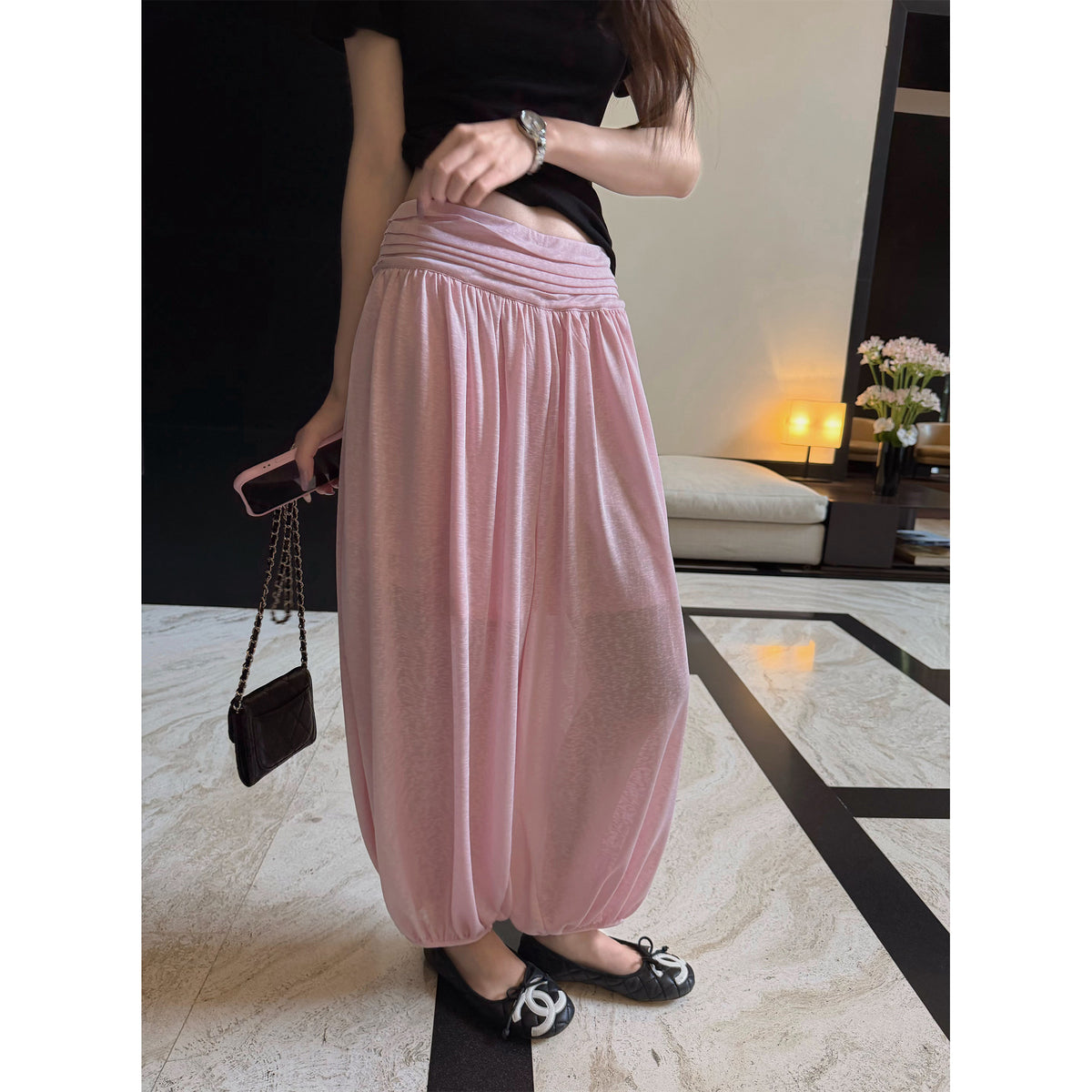 Women's Lyocell Relaxed Pants alternate view
