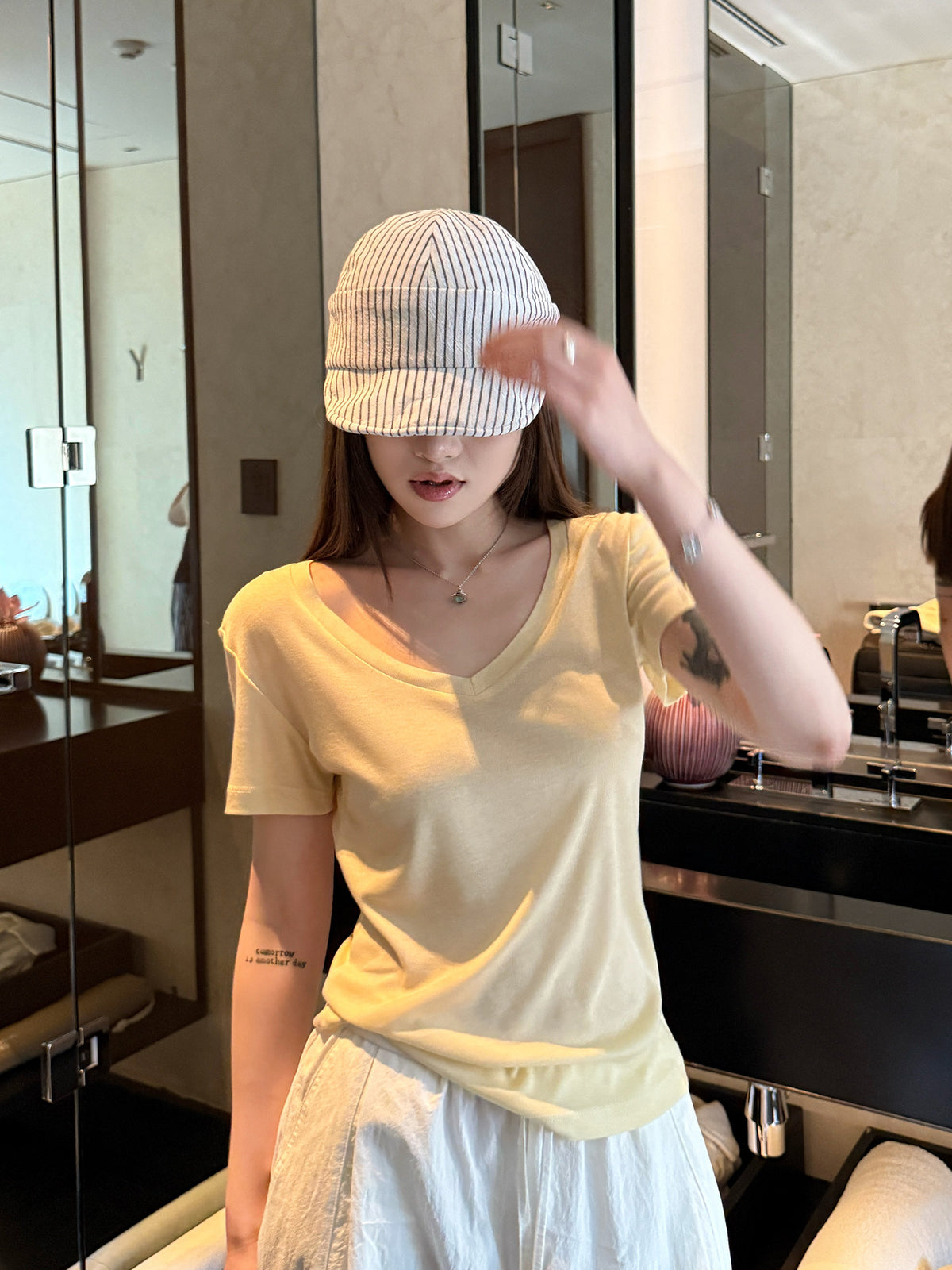 Women's Silk-Blend Lyocell T-Shirt alternate view
