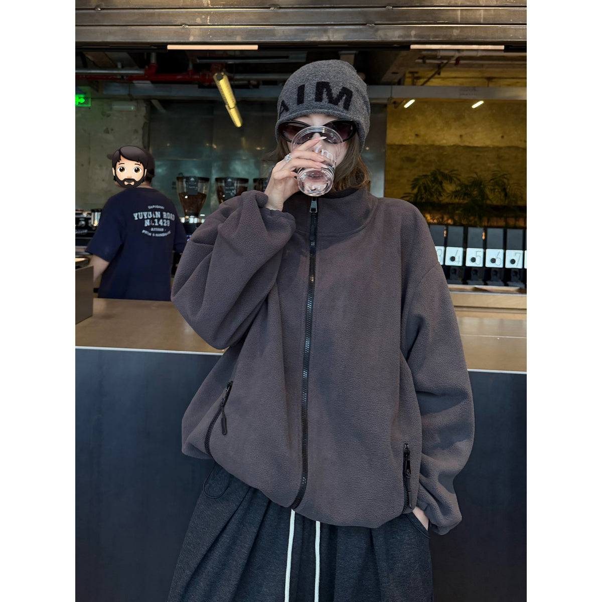 Women's Fleece Relaxed Jacket alternate view