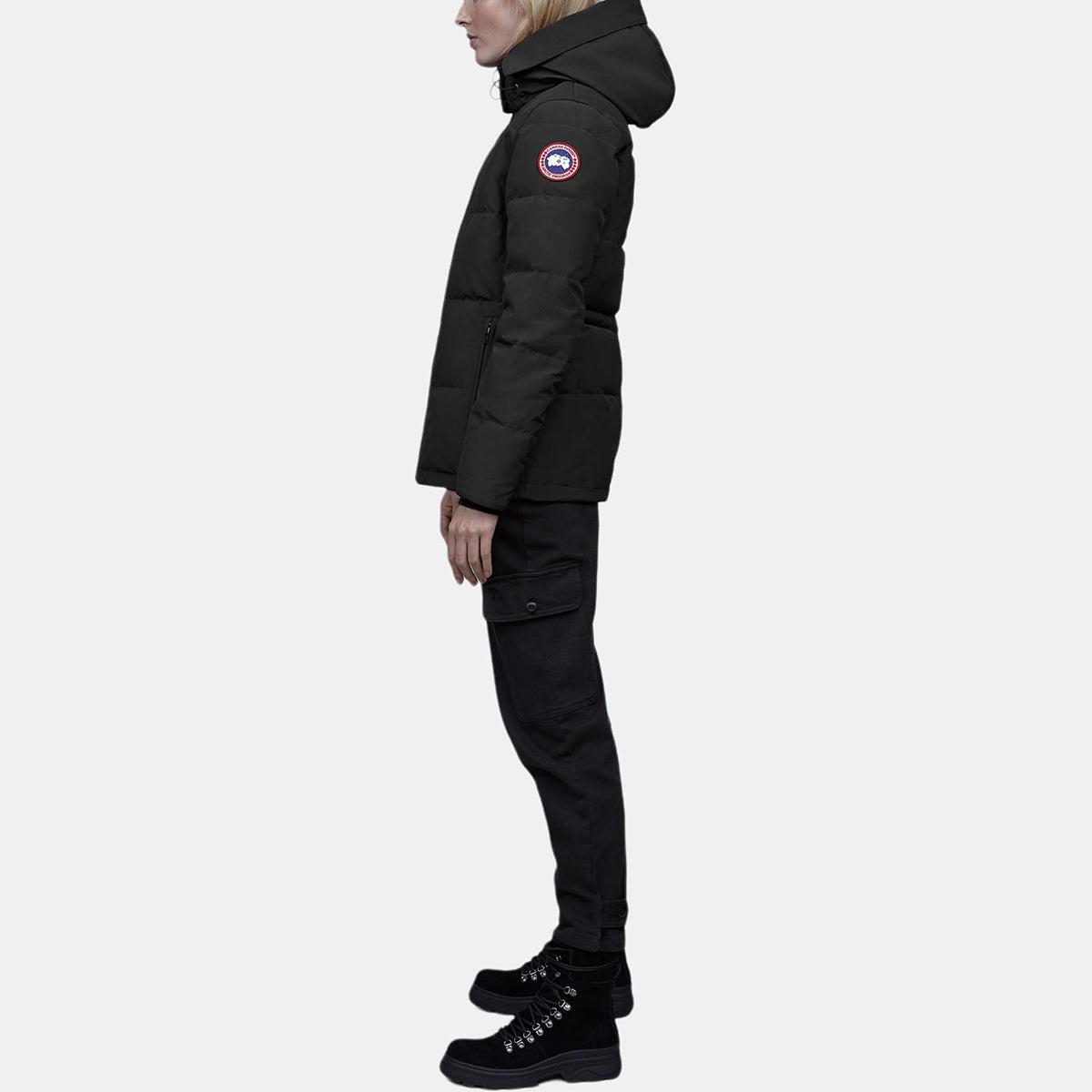Canada Goose Chelsea Red Label Women's Hooded Down Parka – Black