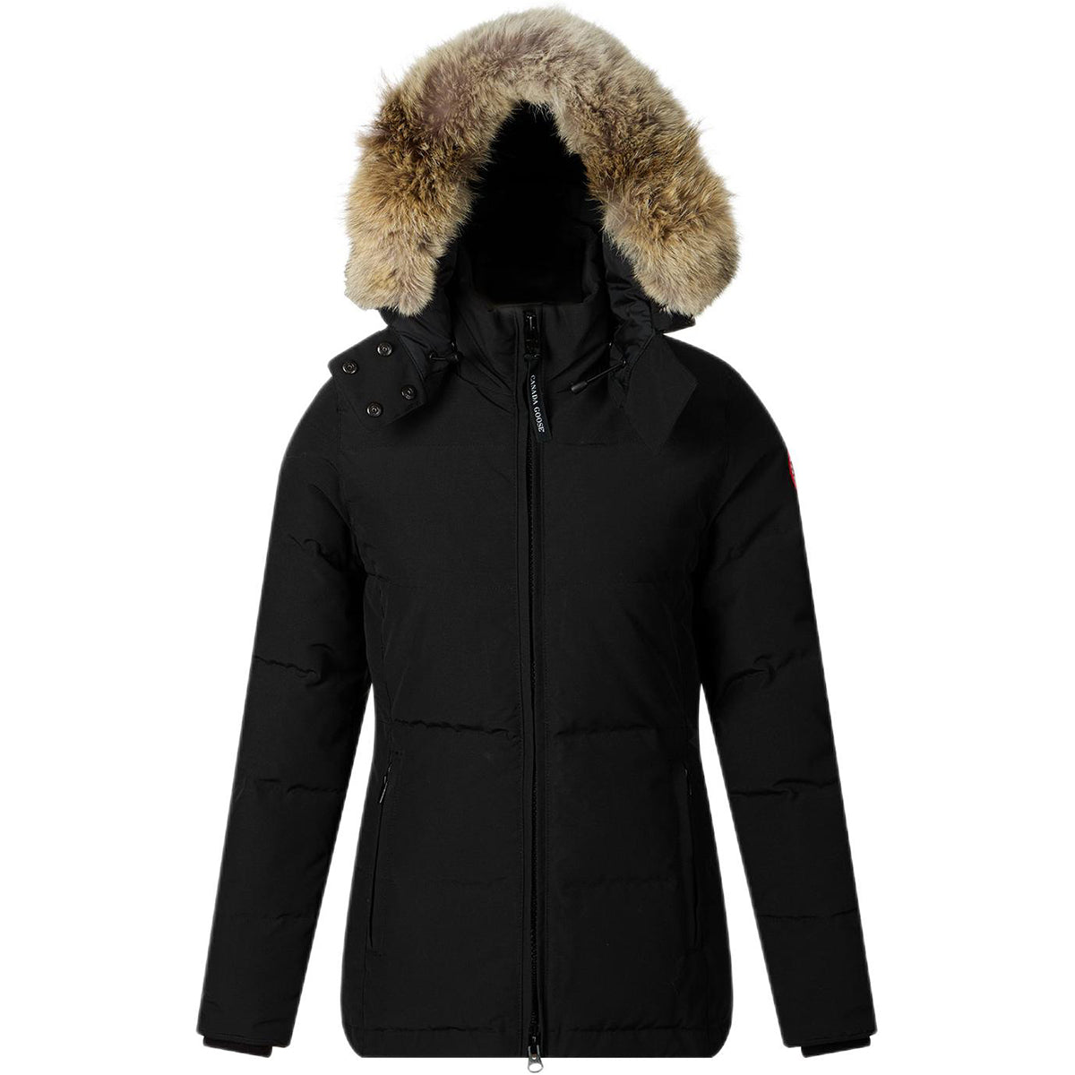 Canada Goose Chelsea Red Label Women's Hooded Down Parka – Black