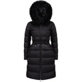 Moncler Boedic Women's Long Hooded Goose Down Puffer Coat – Black