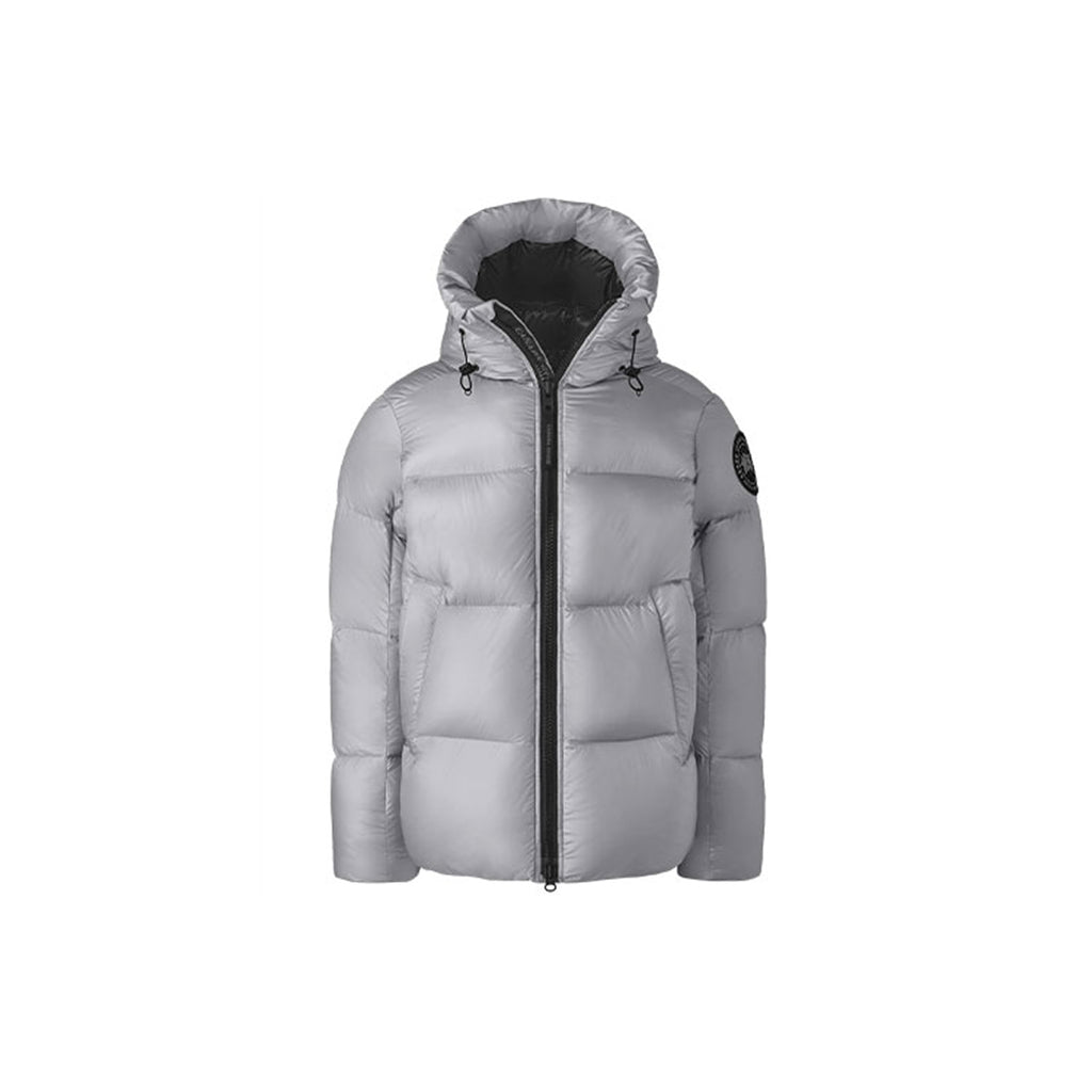 Canada Goose Crofton Black Label Unisex Lightweight Duck Down Hooded Puffer Jacket – Silver Birch