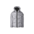 Canada Goose Crofton Black Label Unisex Lightweight Duck Down Hooded Puffer Jacket – Silver Birch