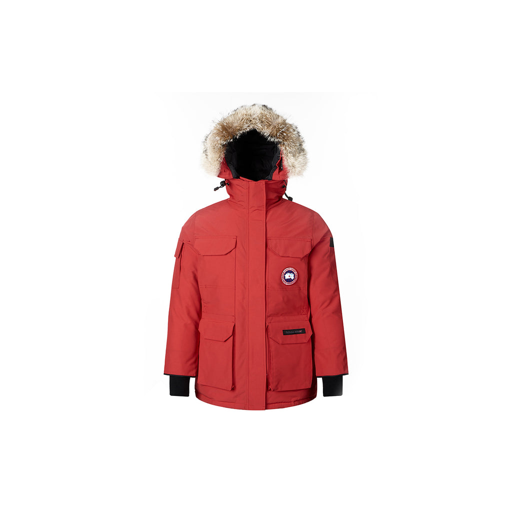 Canada Goose Expedition Fusion Fit Women's Red Label Hooded Down Parka – Red