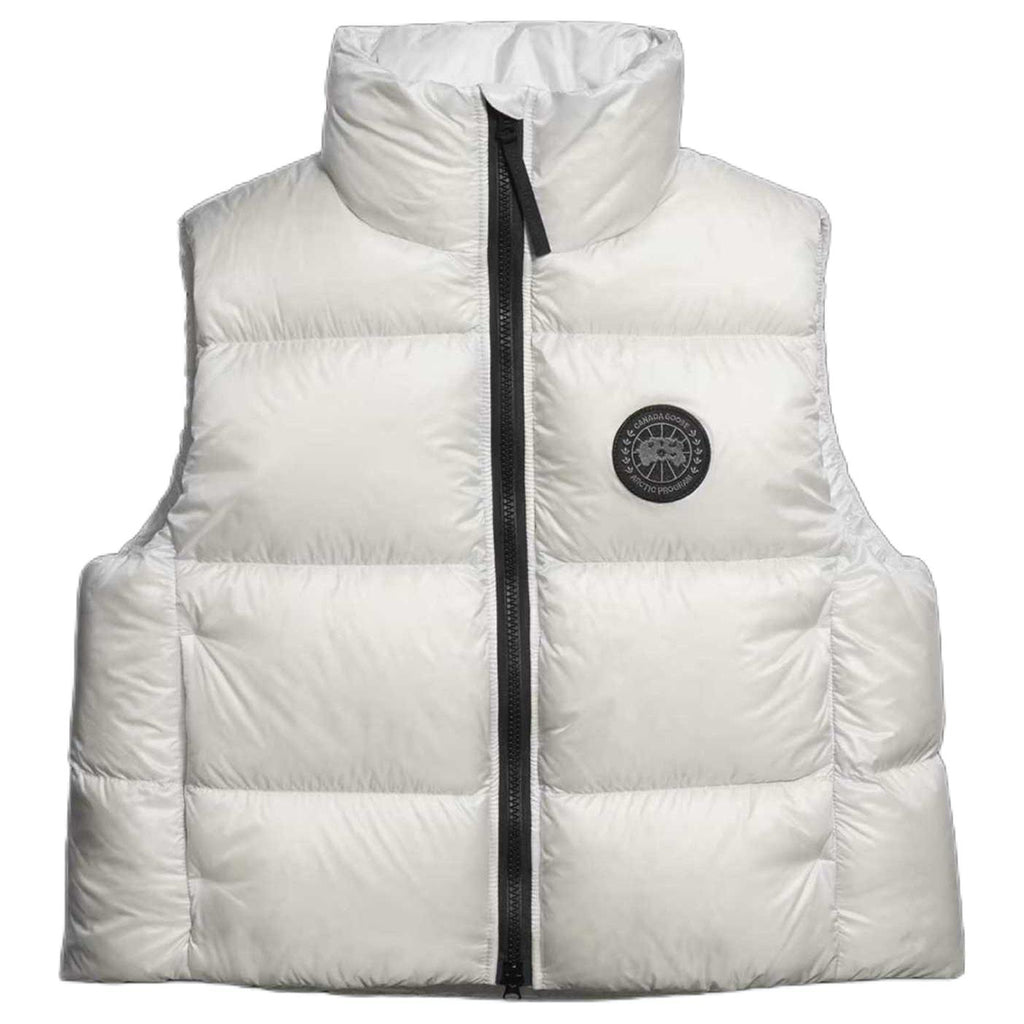 Canada Goose Cypress Black Label Women's Lightweight High-Neck Puffer Vest – Silver Birch