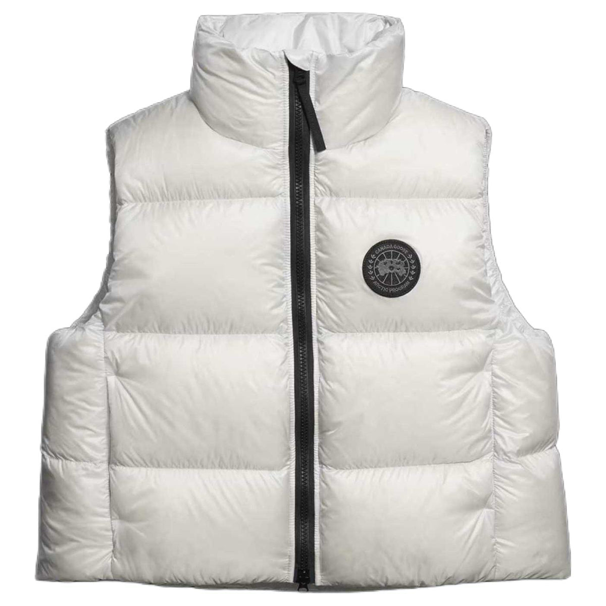 Canada Goose Cypress Black Label Women's Lightweight High-Neck Puffer Vest – Silver Birch