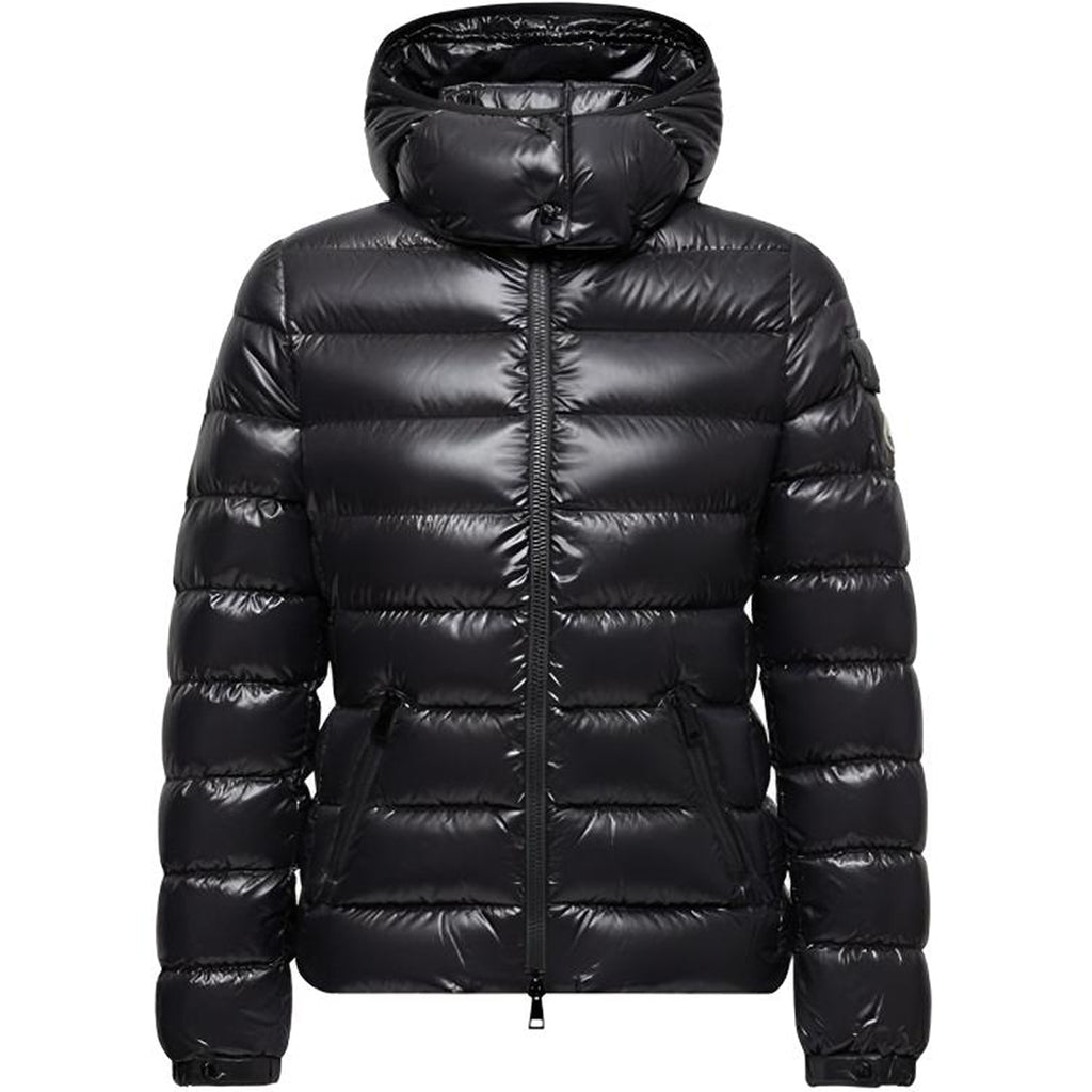 Moncler Bady Women's Hooded Quilted Goose Down Puffer Jacket – Black