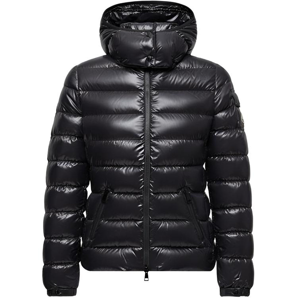 Moncler Bady Women's Hooded Quilted Goose Down Puffer Jacket – Black