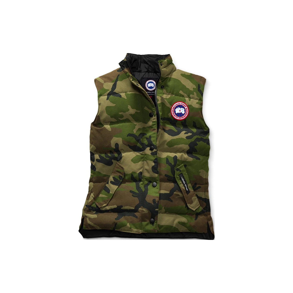 Canada Goose Freestyle Red Label Women's White Duck Down Vest – Camouflage