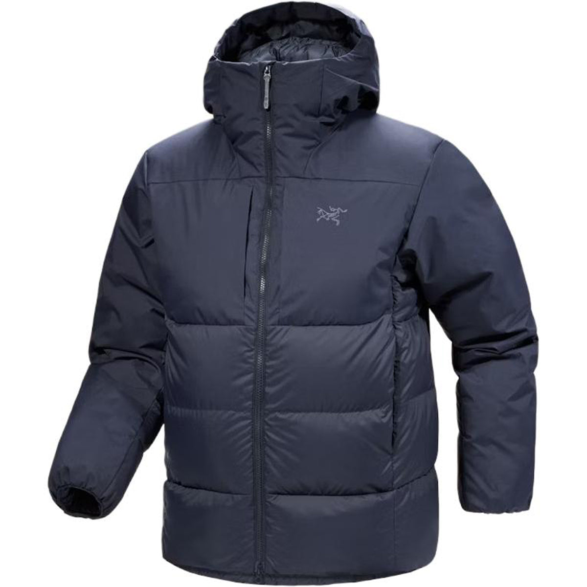 Arc'teryx Thorium SV Hoody Men's 750-Fill Goose Down GORE-TEX Colorblock Jacket – Black & Sapphire Blue