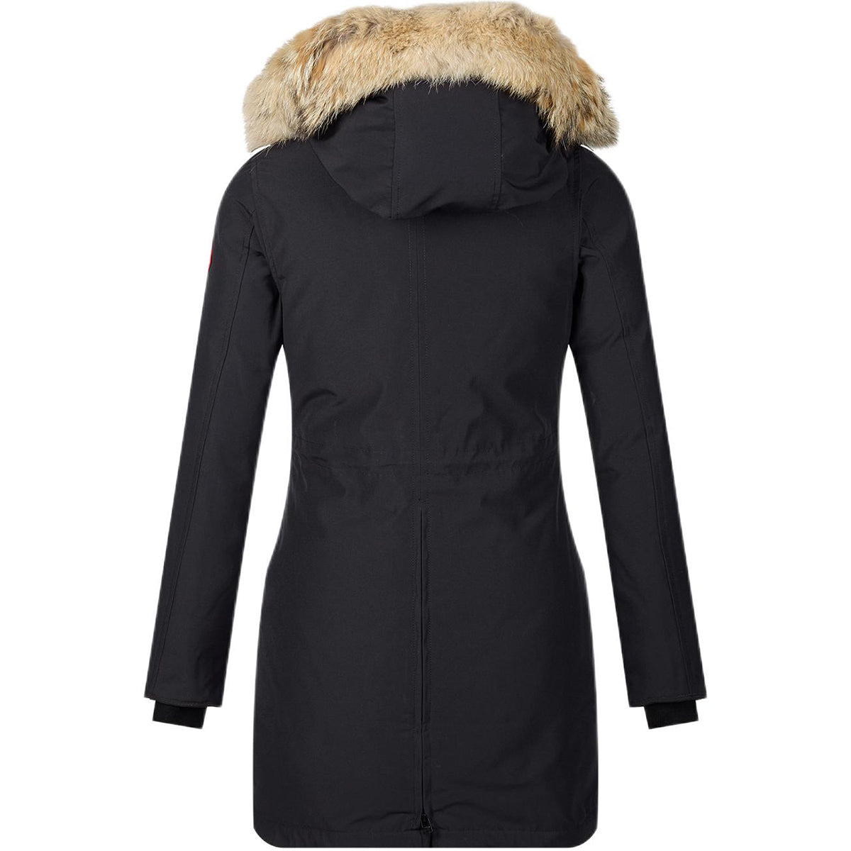 Canada Goose Rossclair Red Label Women's Mid-Length White Duck Down Hooded Parka – Dark Navy