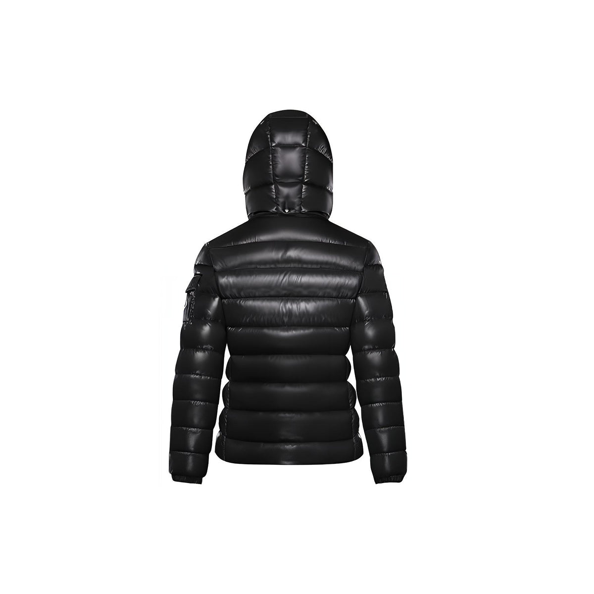 Moncler Bady Women's Hooded Quilted Goose Down Puffer Jacket – Black