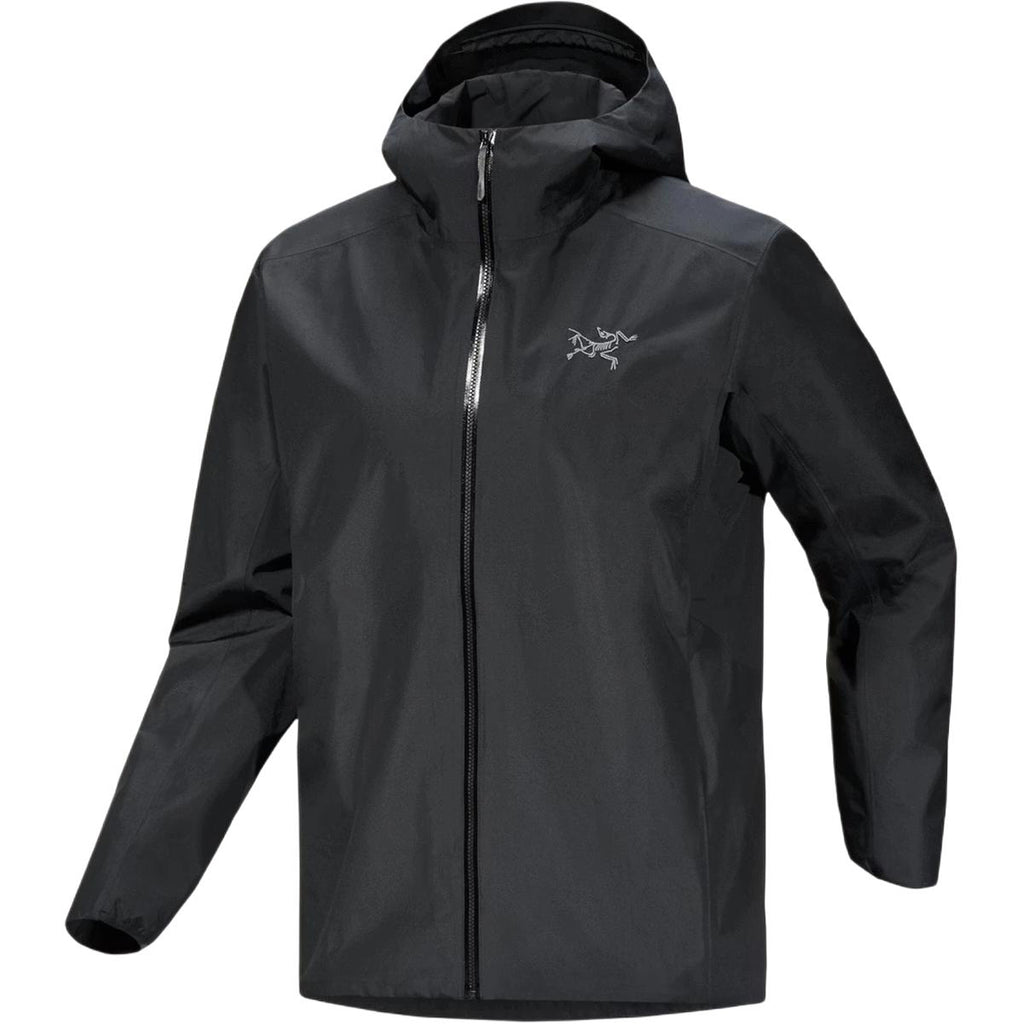 Arc'teryx Solano Hoody Men's GORE-TEX Softshell Jacket – Black / White Embroidered Logo