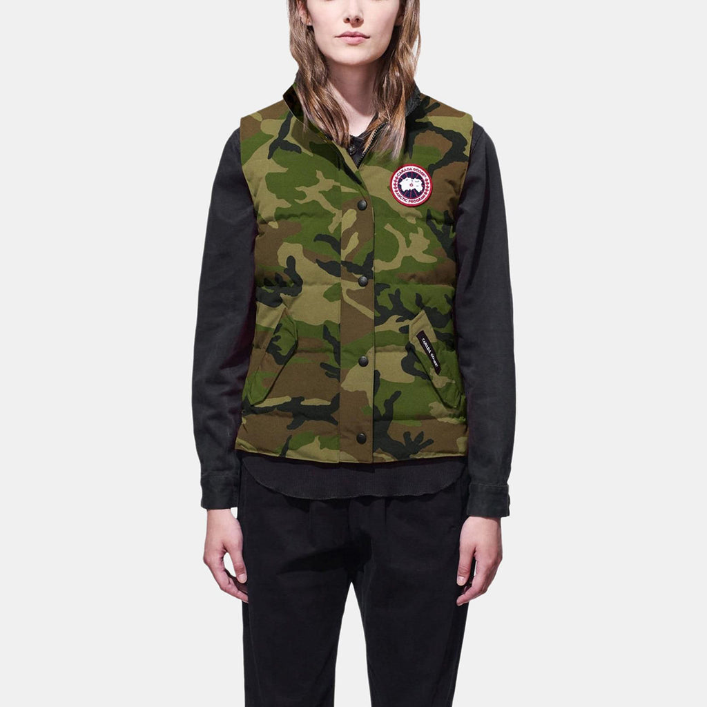 Canada Goose Freestyle Red Label Women's White Duck Down Vest – Camouflage