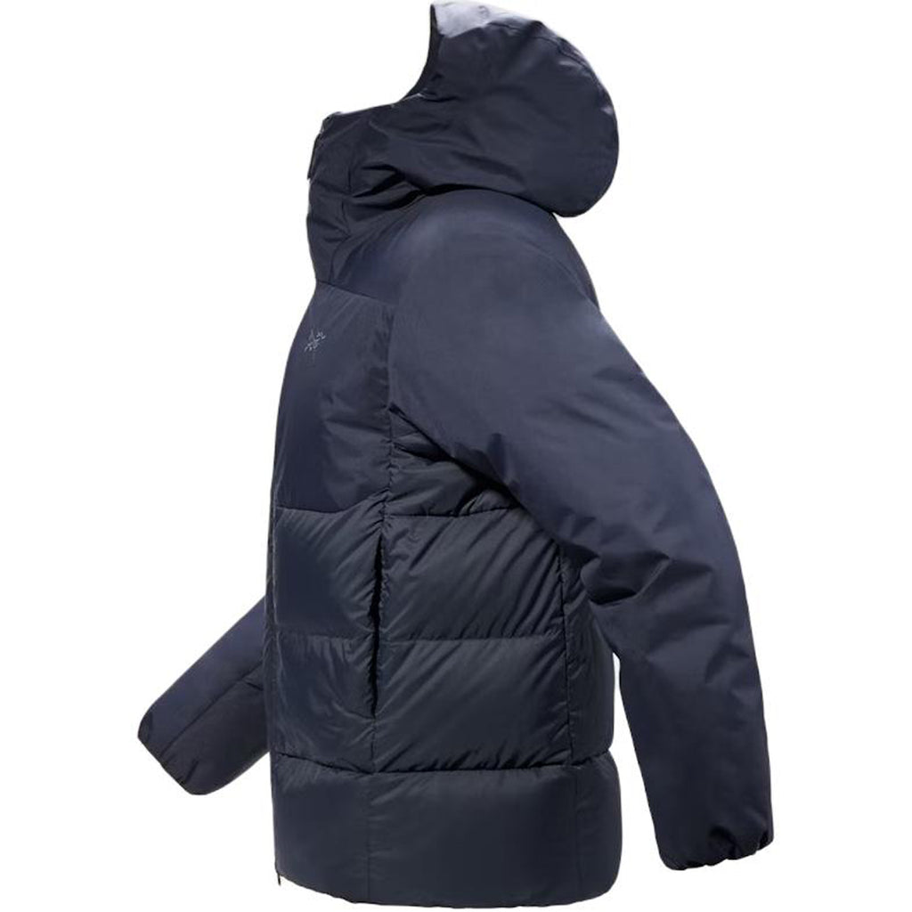 Arc'teryx Thorium SV Hoody Men's 750-Fill Goose Down GORE-TEX Colorblock Jacket – Black & Sapphire Blue