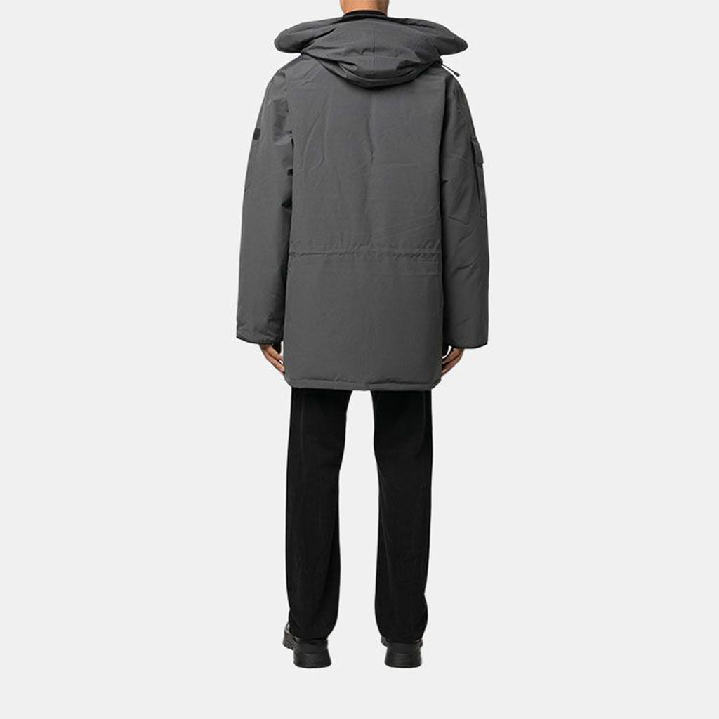 Canada Goose Expedition FW22 Unisex Red Label Long Down Parka – 2008 Edition – Graphite Grey