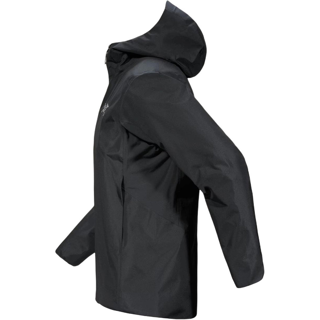 Arc'teryx Solano Hoody Men's GORE-TEX Softshell Jacket – Black / White Embroidered Logo