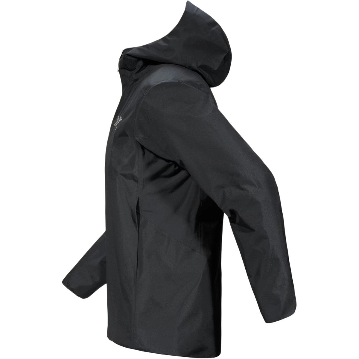 Arc'teryx Solano Hoody Men's GORE-TEX Softshell Jacket – Black / White Embroidered Logo