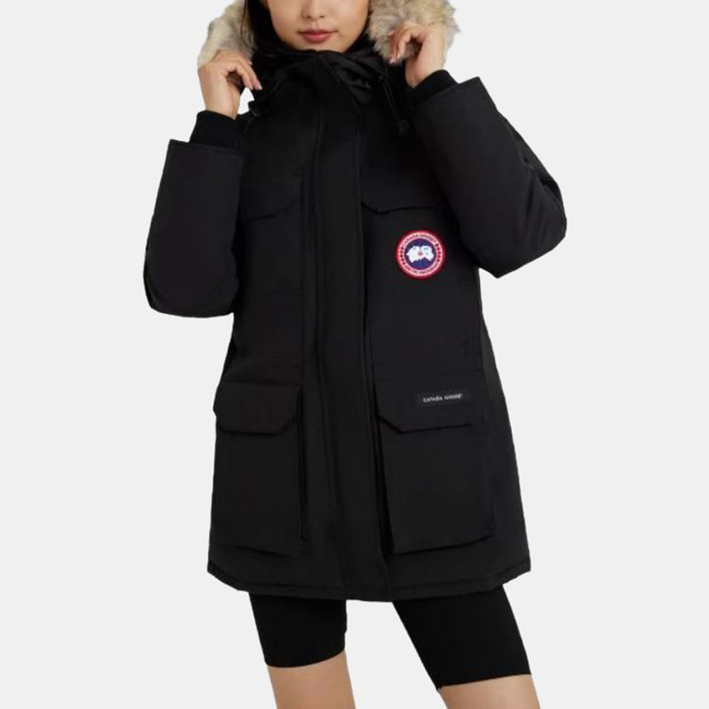 Canada Goose Expedition Fusion Fit Women's Red Label Hooded Down Parka – 2008 Edition – Black