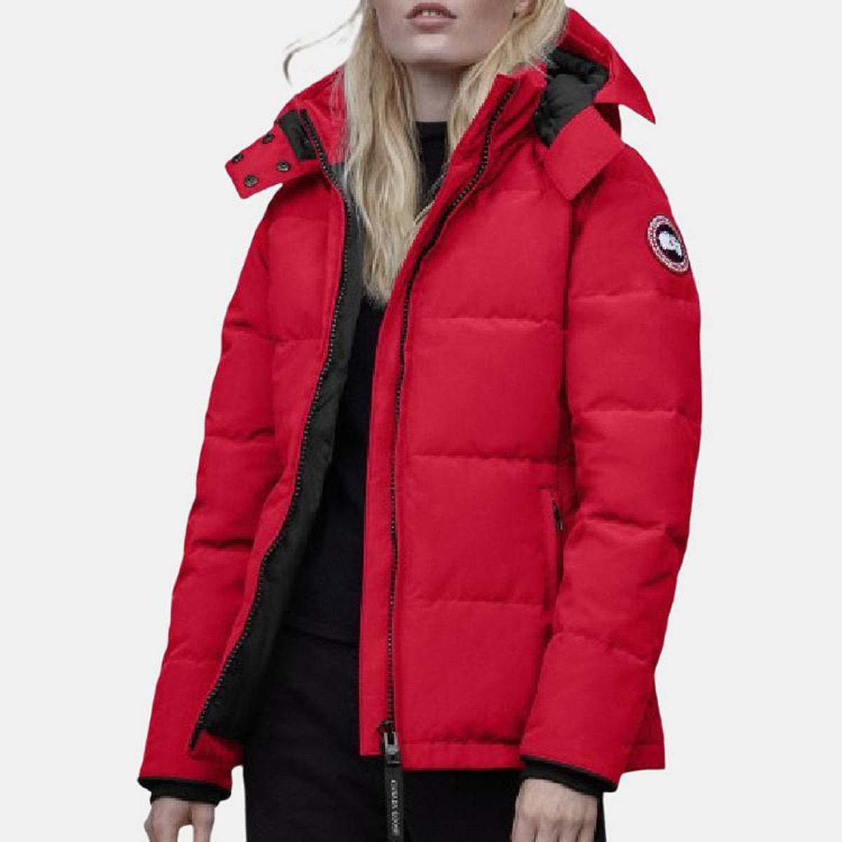 Canada Goose Chelsea Whitehouse Red Label Women's Hooded Down Parka – Red