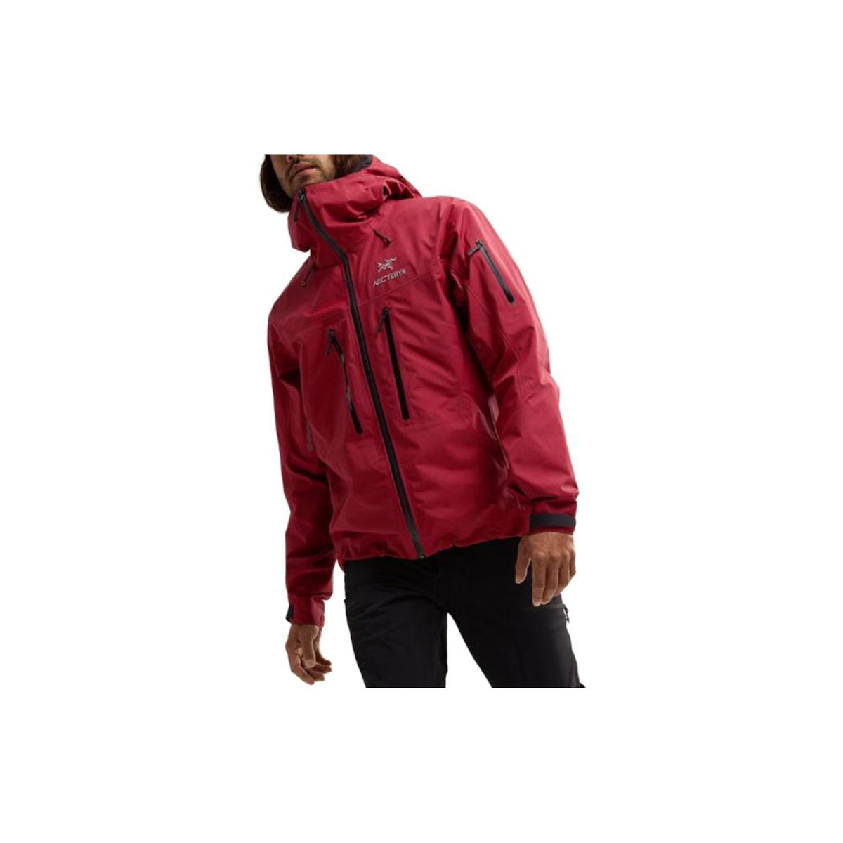 Arc'teryx Alpha SV Gen 7 Men's GORE-TEX Pro Hooded Shell Jacket – Bordeaux Red