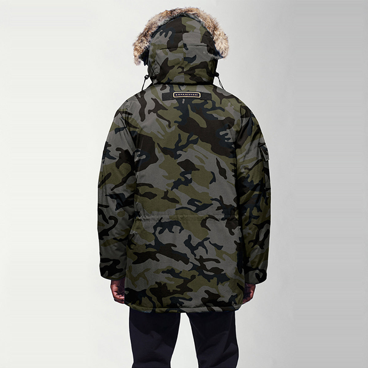 Canada Goose Expedition Red Label Men's Long Down Parka – 2008 Edition – Grey Camo