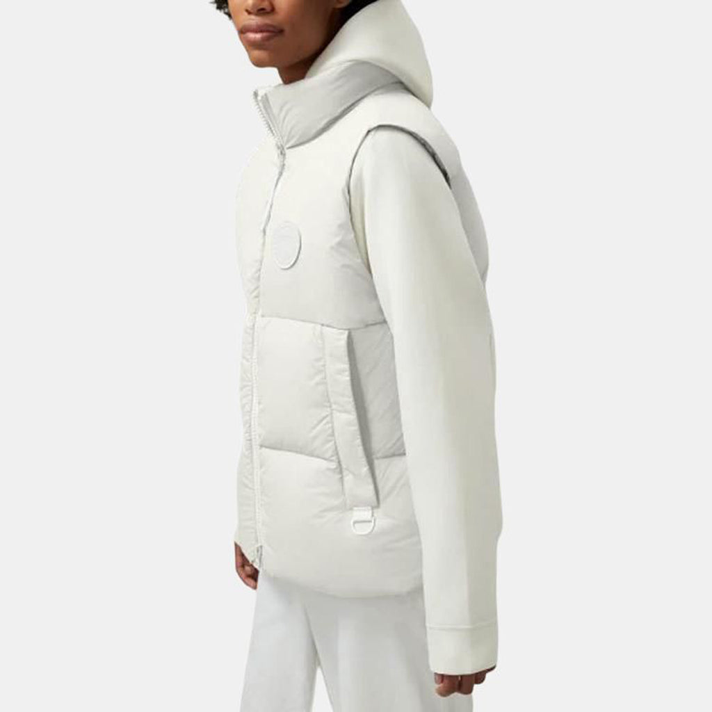 Canada Goose Pastels Collection Everett White Label Unisex Duck Down Vest – White