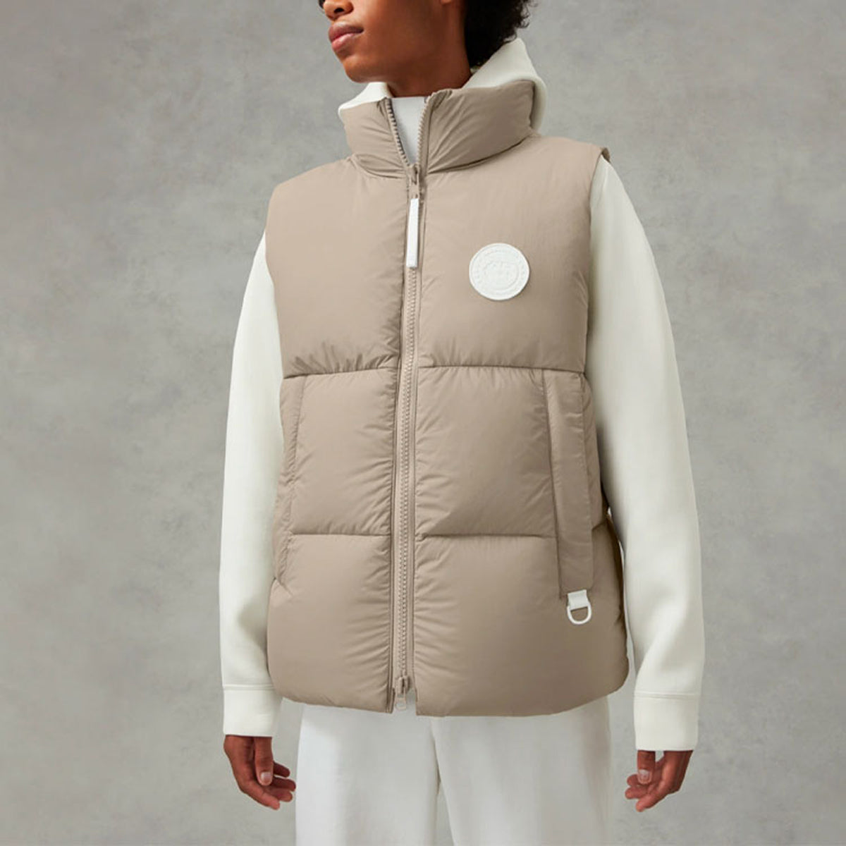 Canada Goose Everett Women's White Label Quilted Duck Down Vest – Khaki