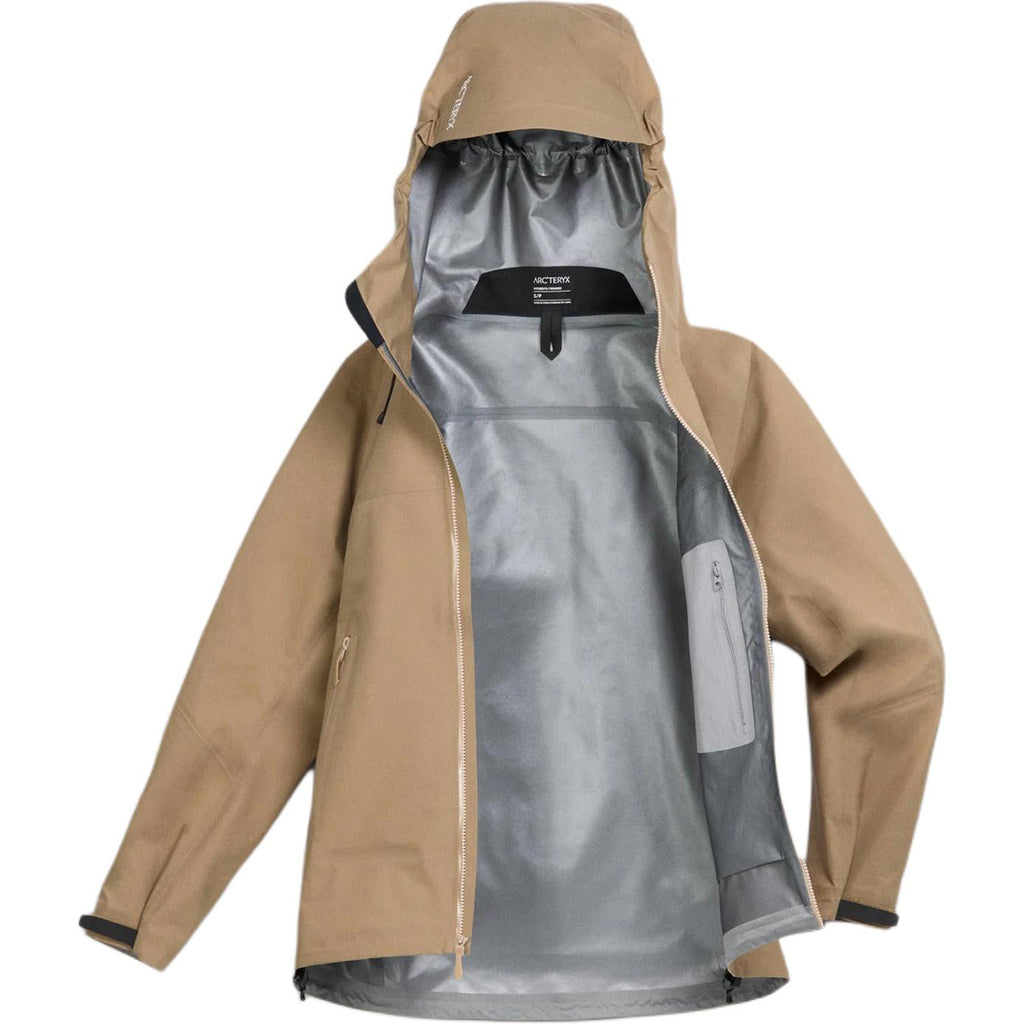 Arc'teryx Beta SL Women's Lightweight GORE-TEX Hooded Shell Jacket – Sandstone Brown
