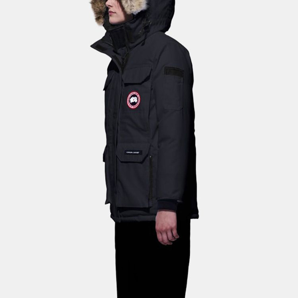 Canada Goose Expedition Fusion Fit Women's Red Label Hooded Down Parka – 2008 Edition – Black